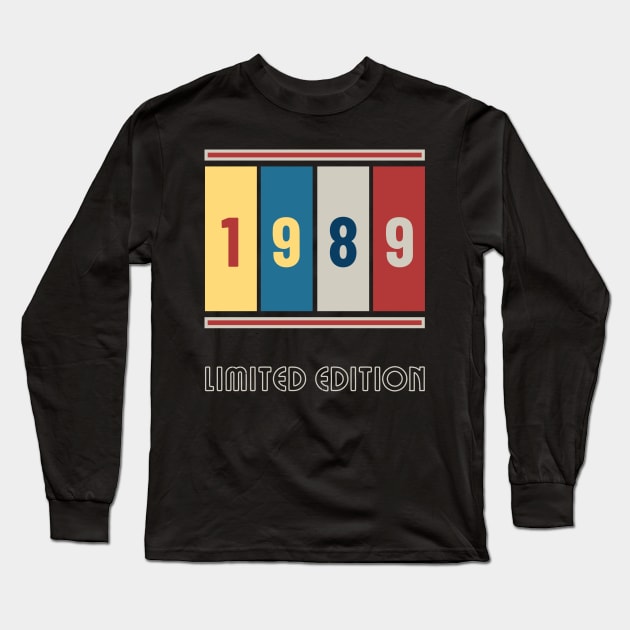 Born in The &#39;80s Vintage Design Long Sleeve T-Shirt by vukojev-alex